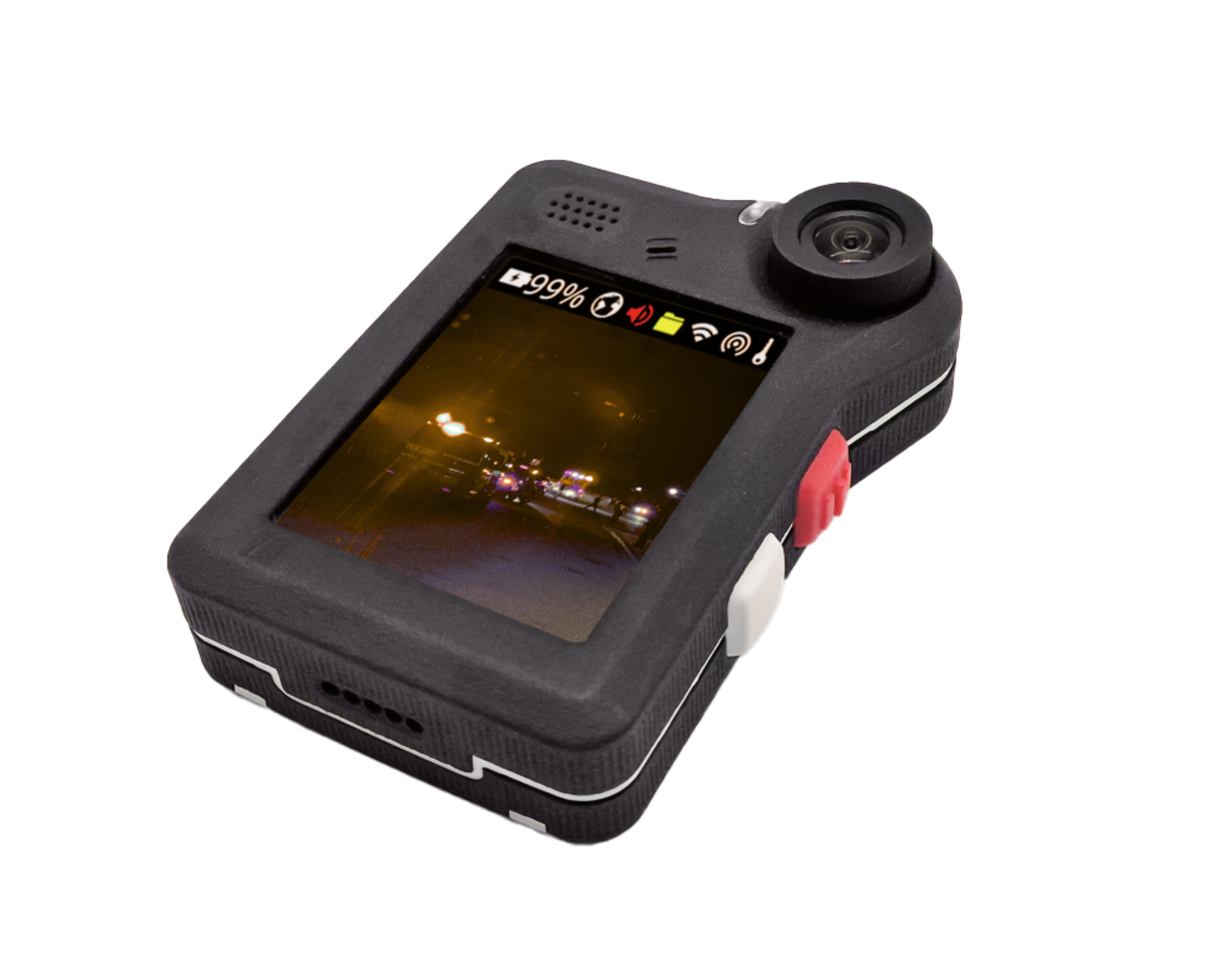 NetCo Body-Cam – Frontdisplay eingeschaltet