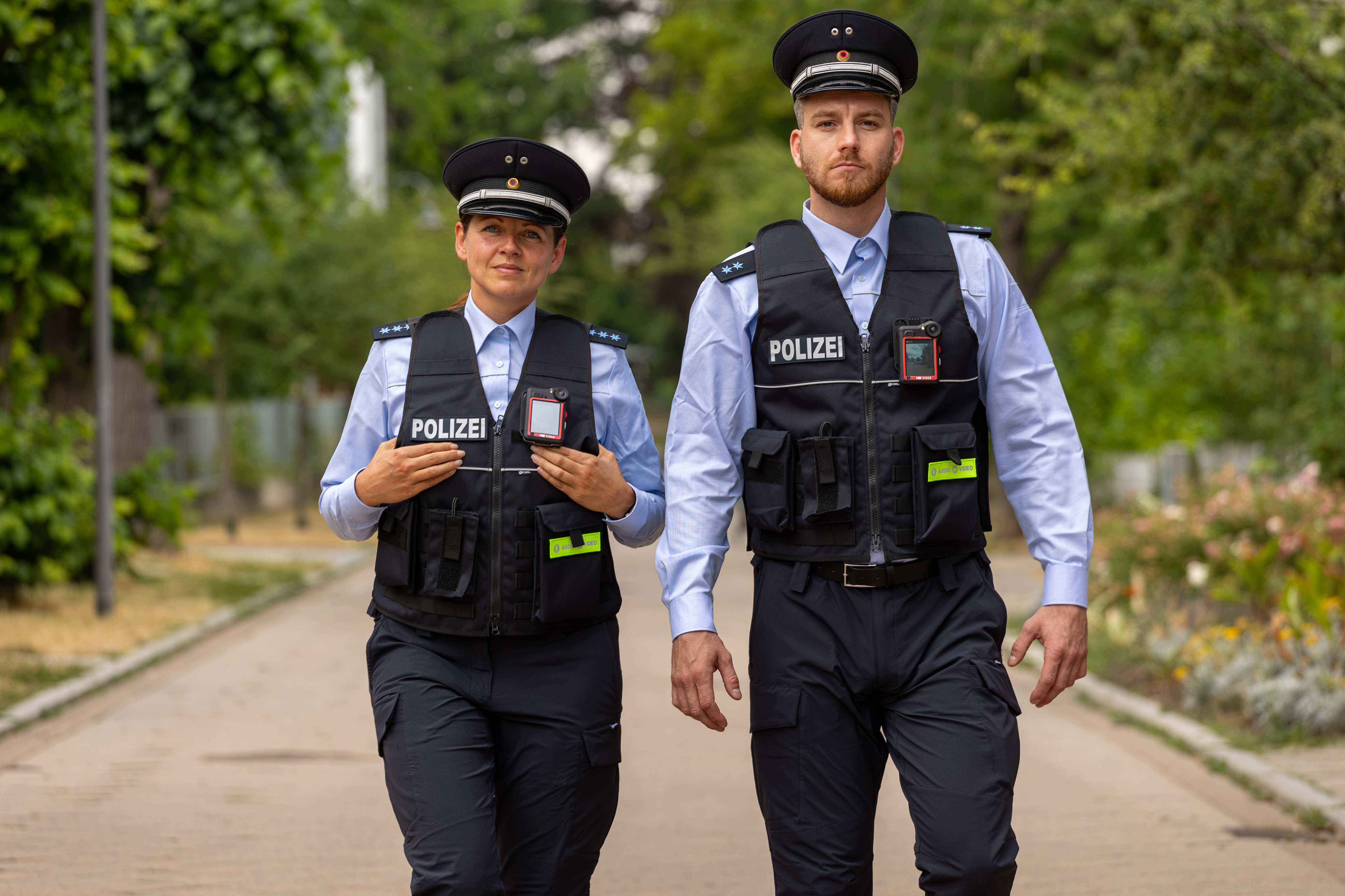 Polizei mit Body-Cam