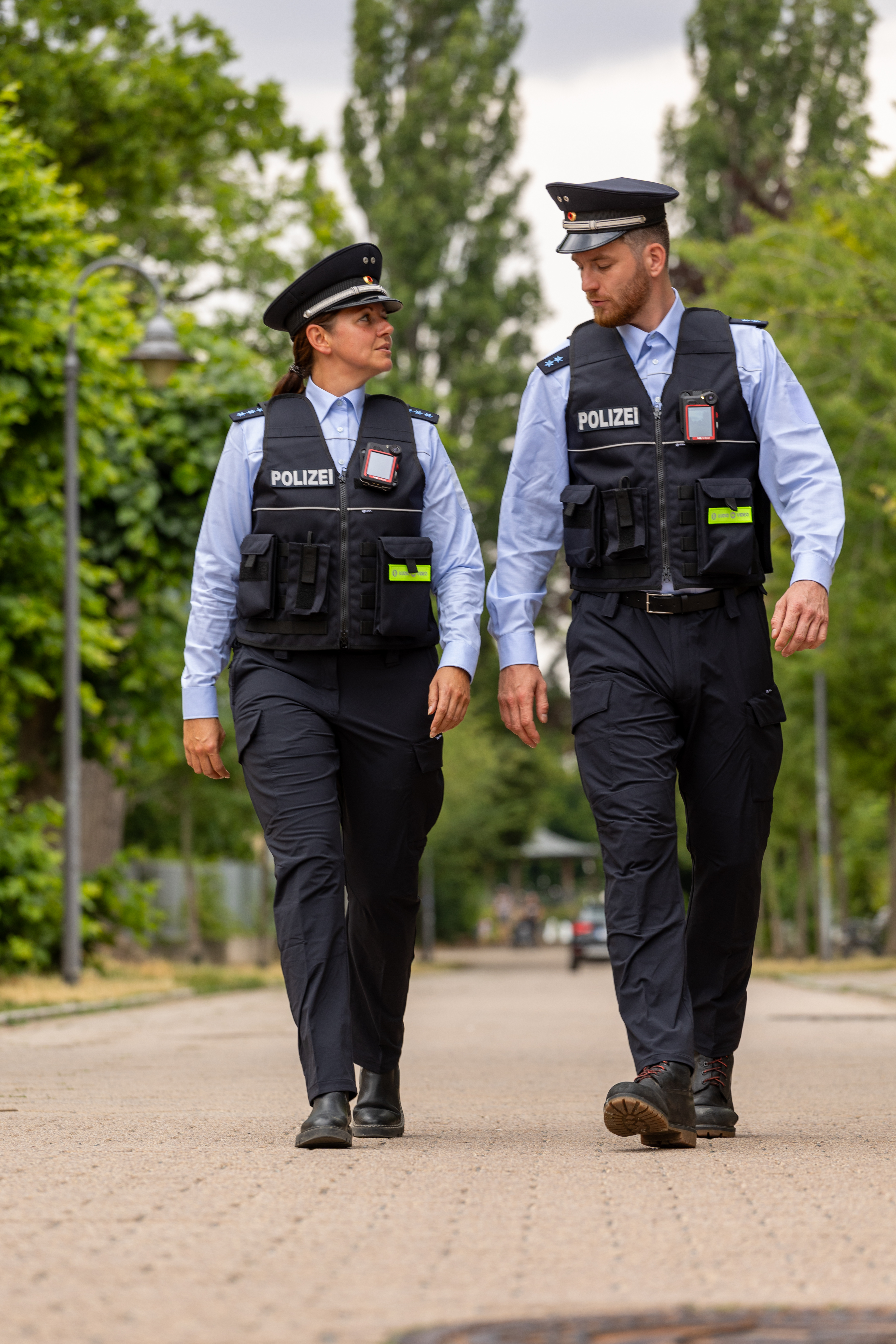 Polizei mit NetCo Body-Cam Pro