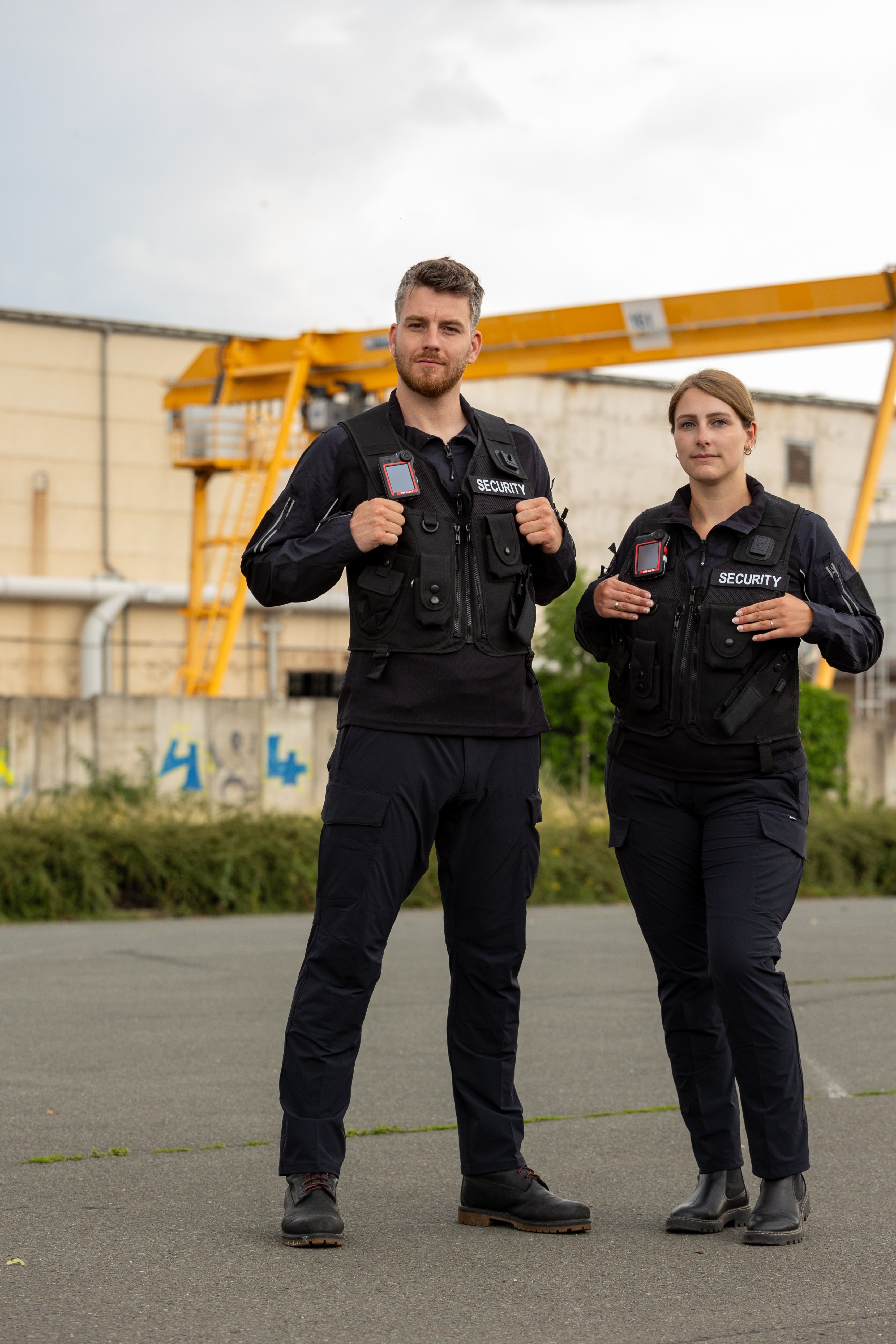 Sicherheitsdienst mit NetCo Body-Cam Pro