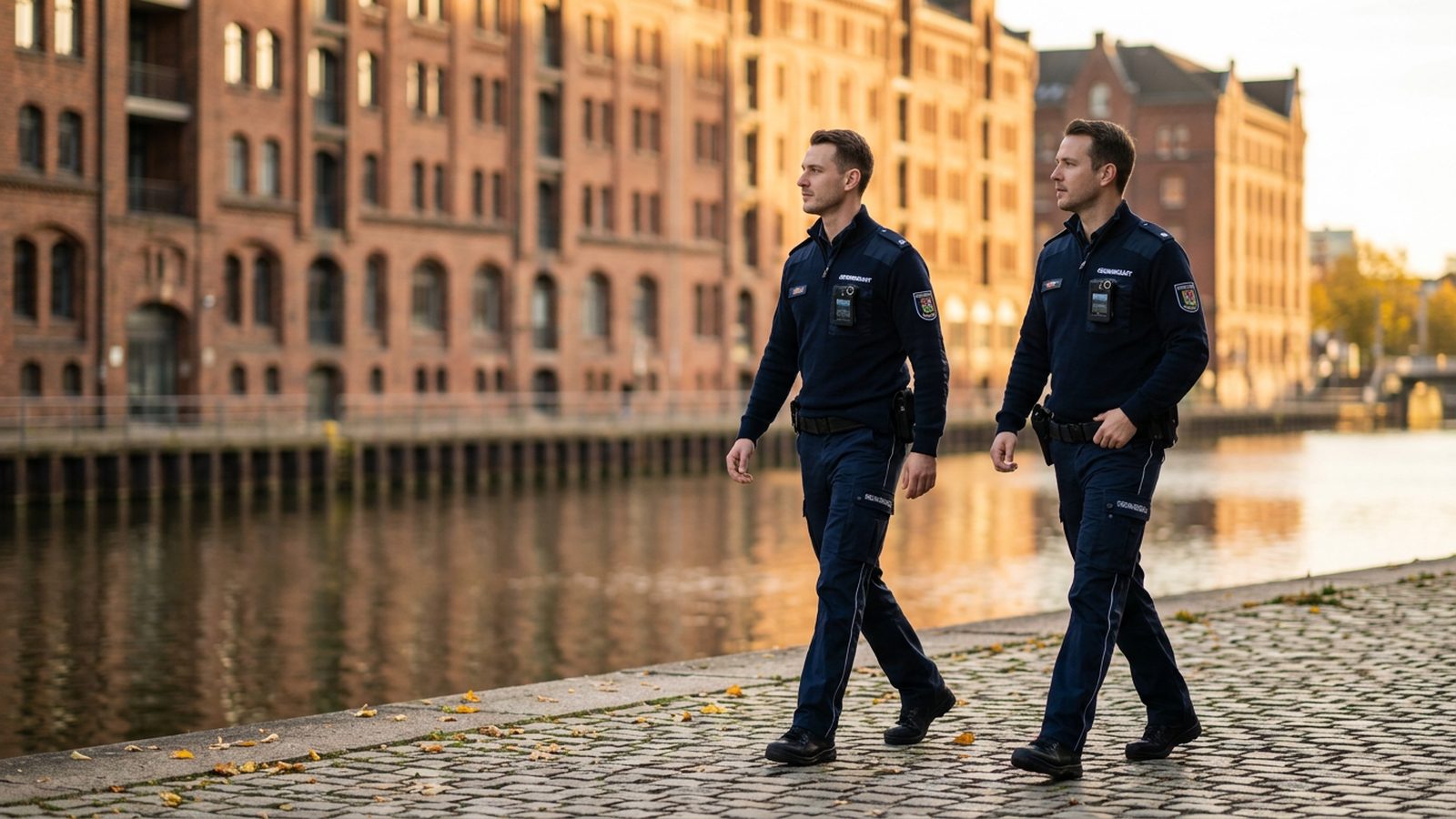 Ordnungsamt Duisburg am Innenhafen mit Body-Cam