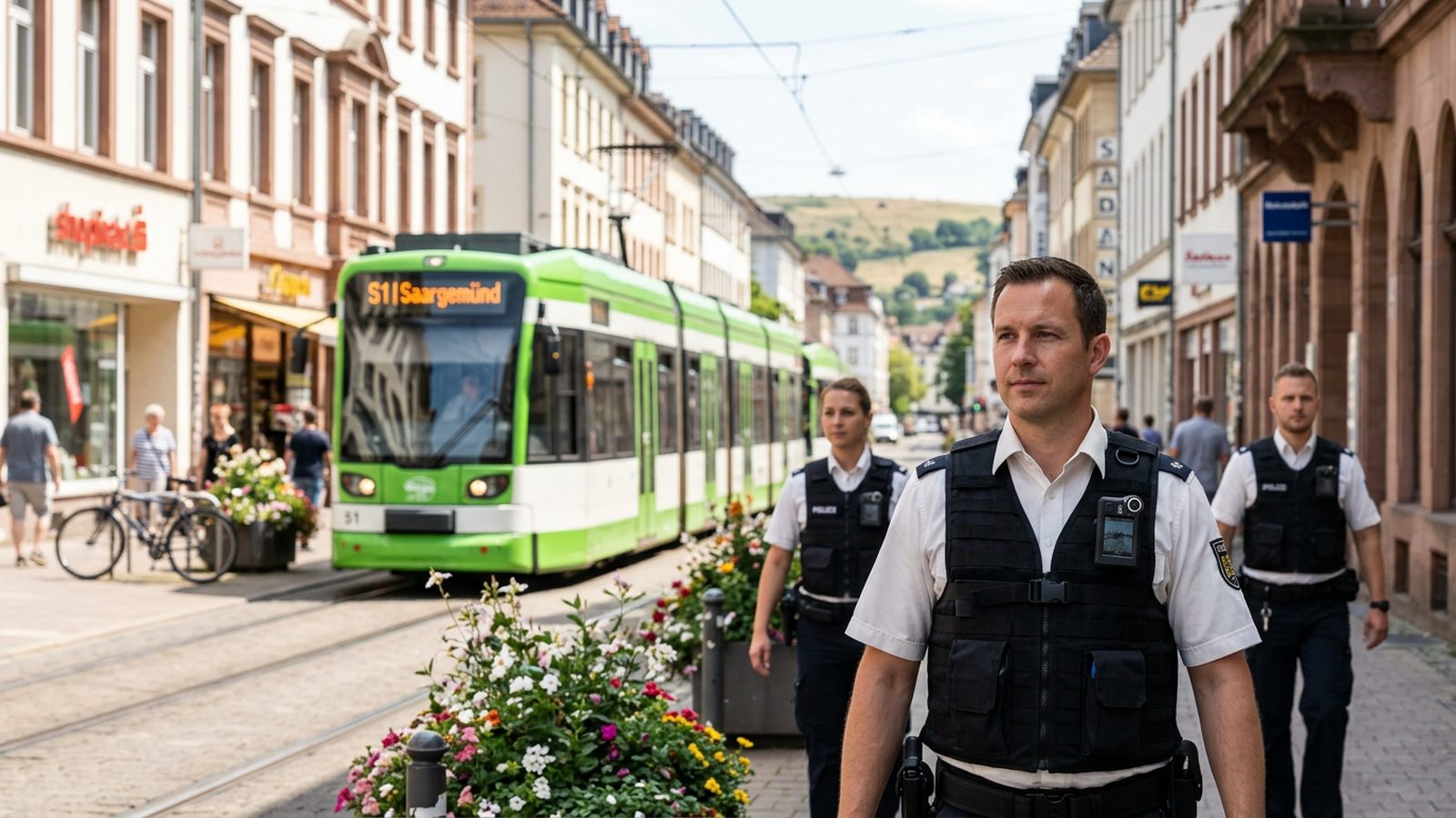 Saarbahn Tram-Train in Saarbrücken
