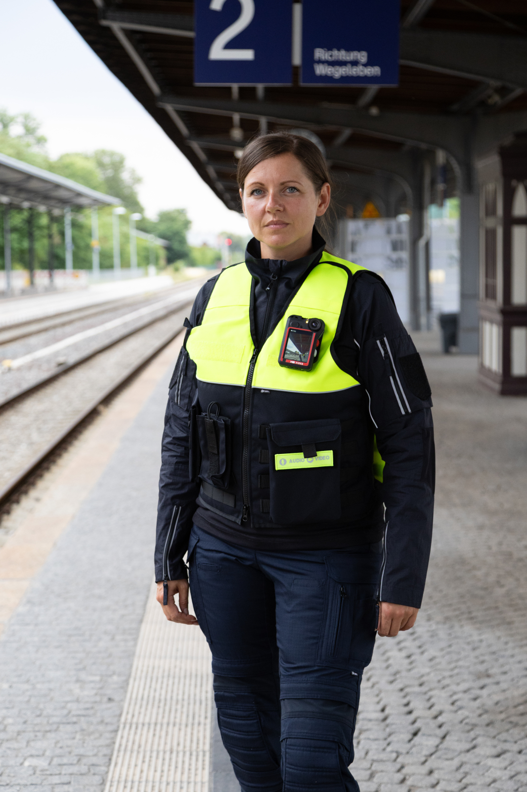 Wirkung des Frontdisplays der NetCo Body-Cam